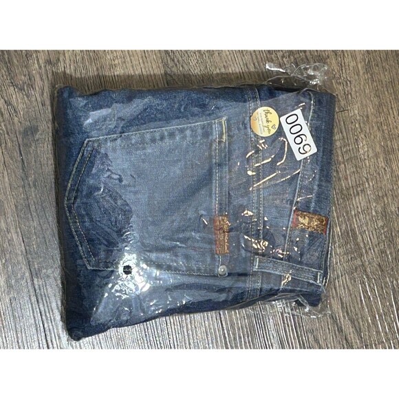 7 For All Mankind Jeans Women 25‎ The Ankle Skinny Distressed Blue Stretch Denim - Picture 10 of 10